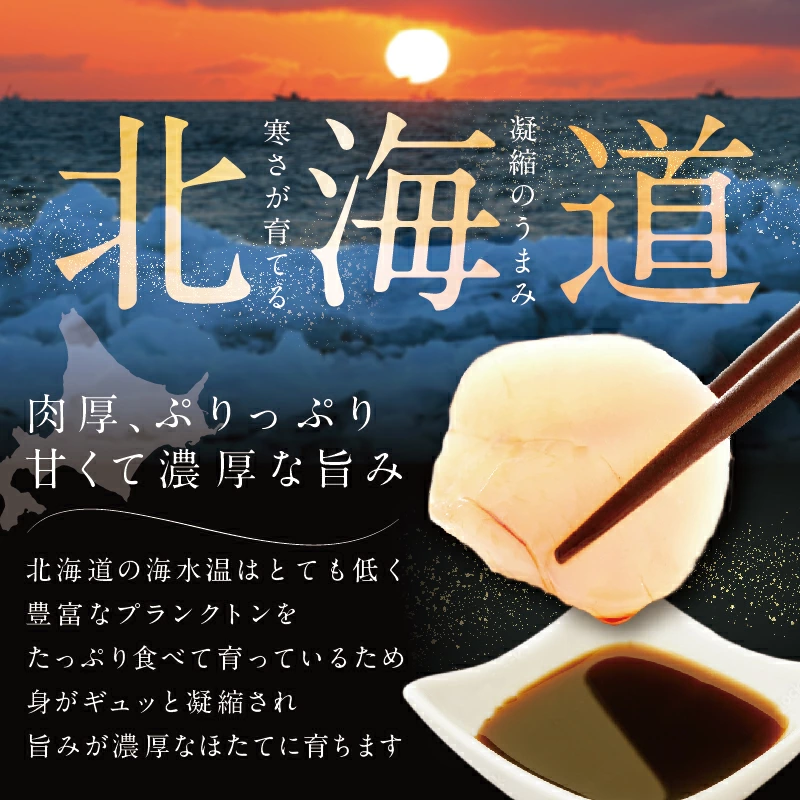 味よし・量よし・大きさよしで評判！ふるさと納税の60万品中で総合1位を獲得した肉厚でぷりぷり食感な北海道産の美味ホタテ