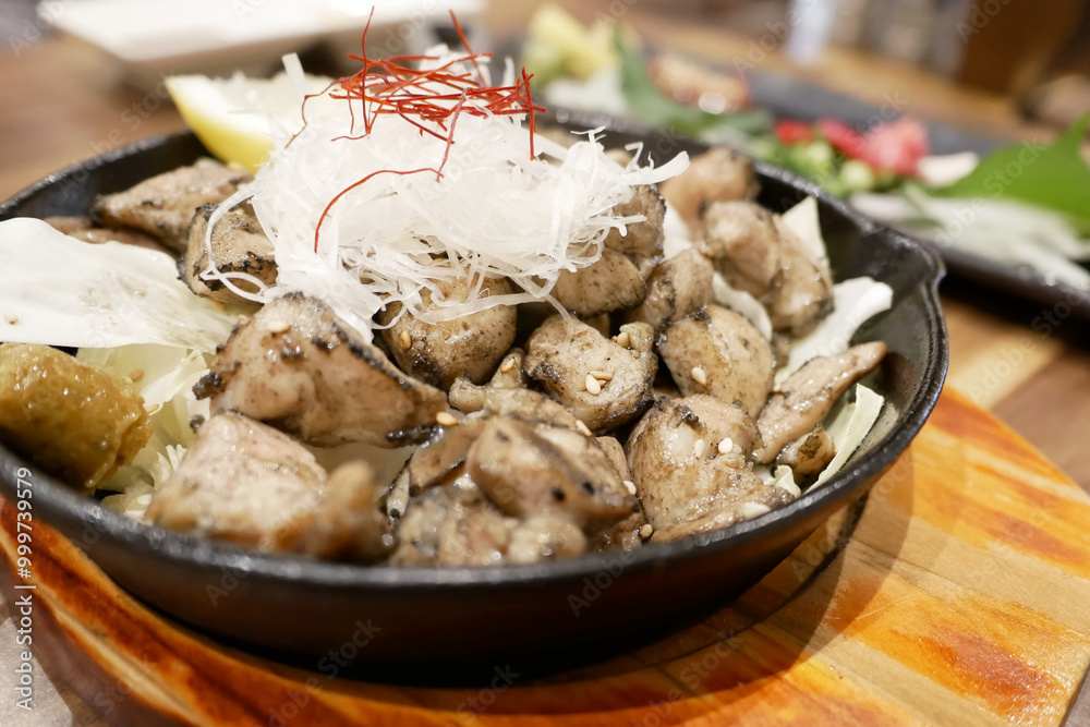 宮崎地鶏の炭火焼