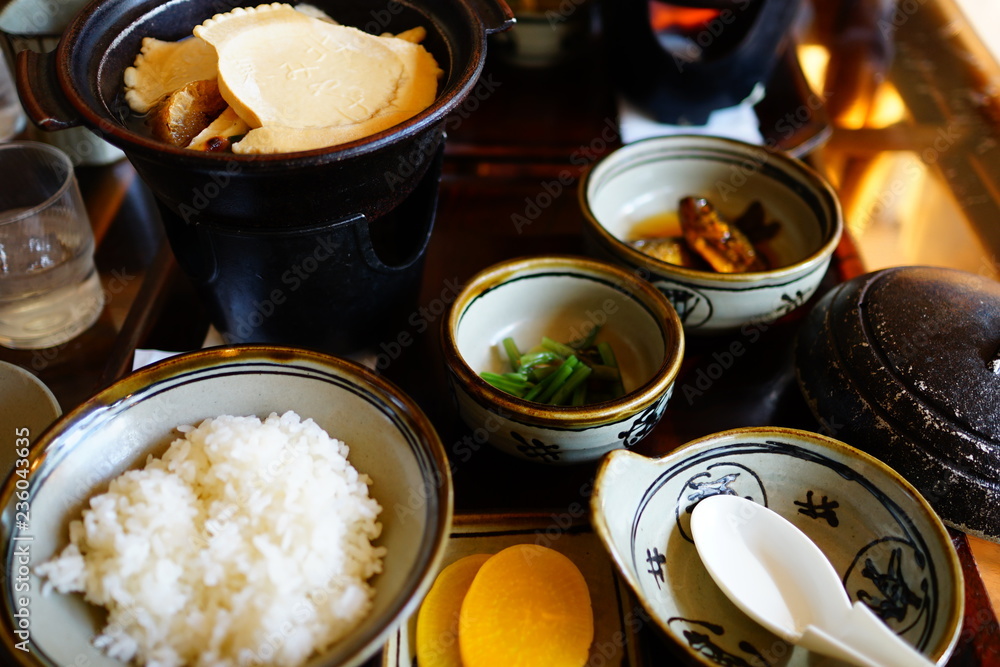 せんべい汁定食