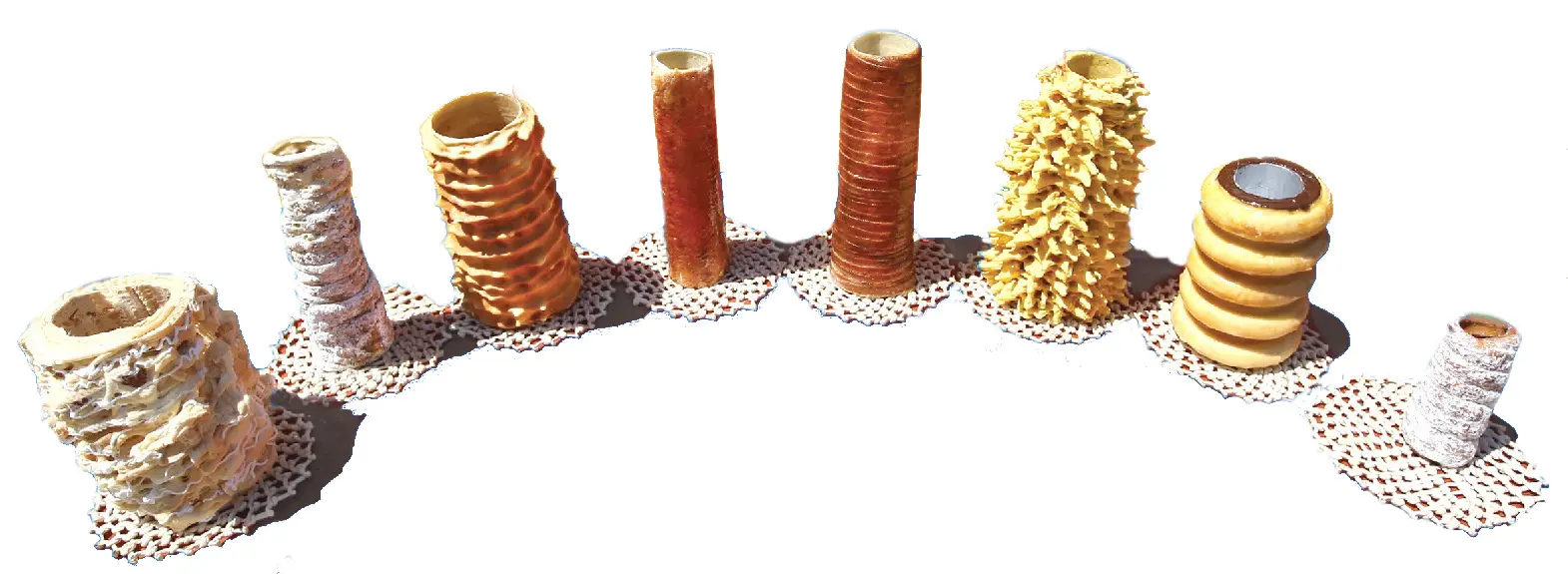 世界各国のバウムクーヘン。それぞれ呼び名が違う。