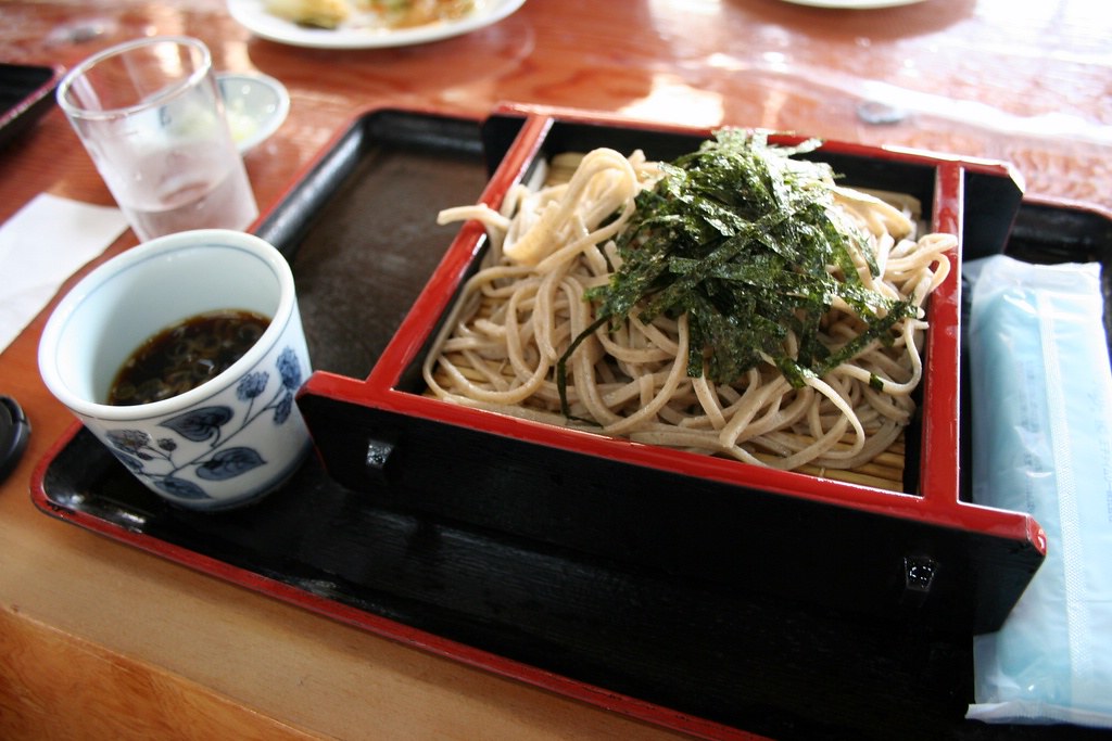 夏に食べたくなるザル蕎麦。