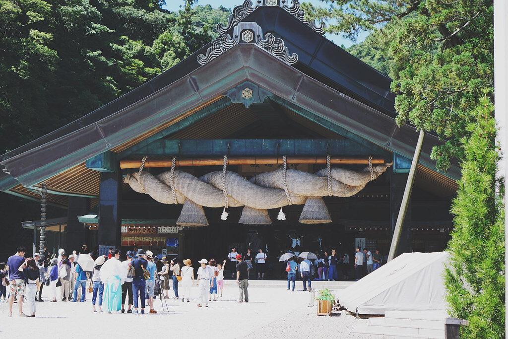 大国主が祀られる出雲大社。
