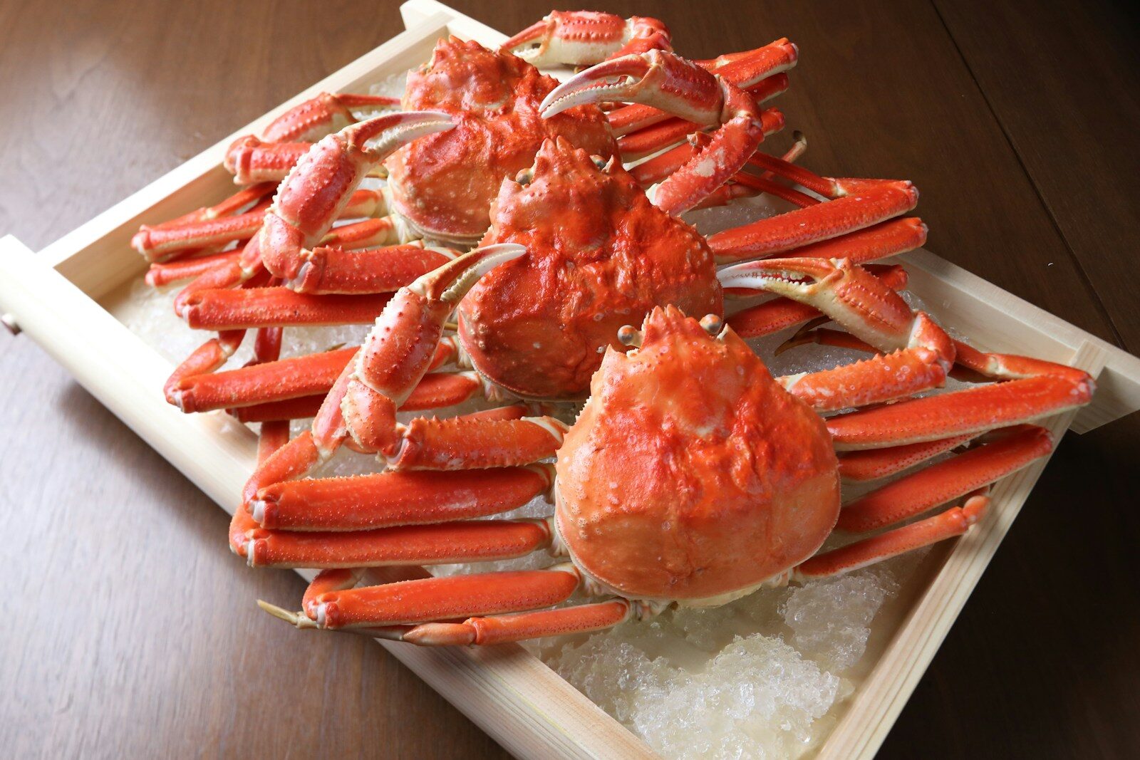 みんなだいすき紅ズワイガニ。