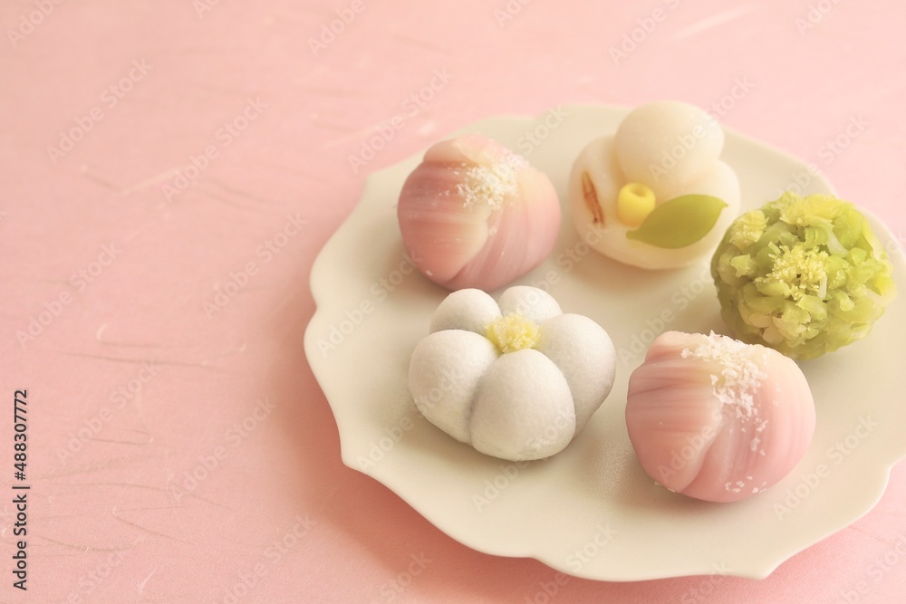 和菓子の代表的な👆これは「練り切り」。