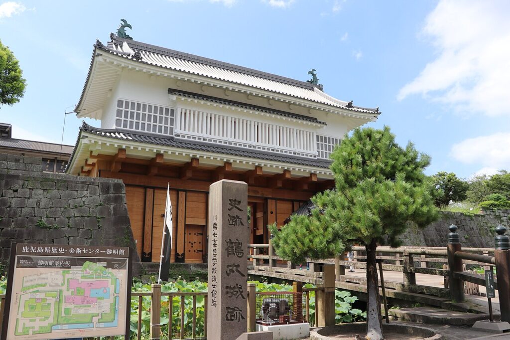 薩摩藩庁が置かれていた鹿児島城。