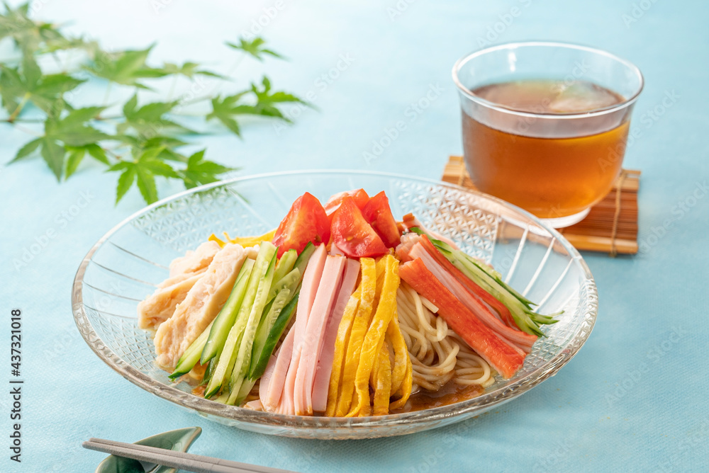 冷やし中華は町中華の夏の定番メニュー。